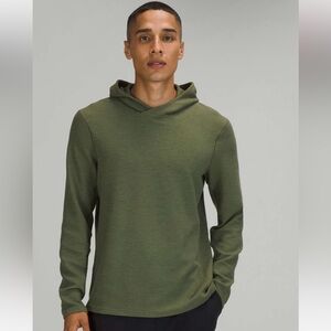 SHIFT STICH HOODIE HEATHERED GREEN TWILL